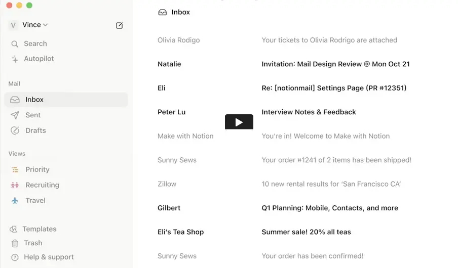 Notion Mail