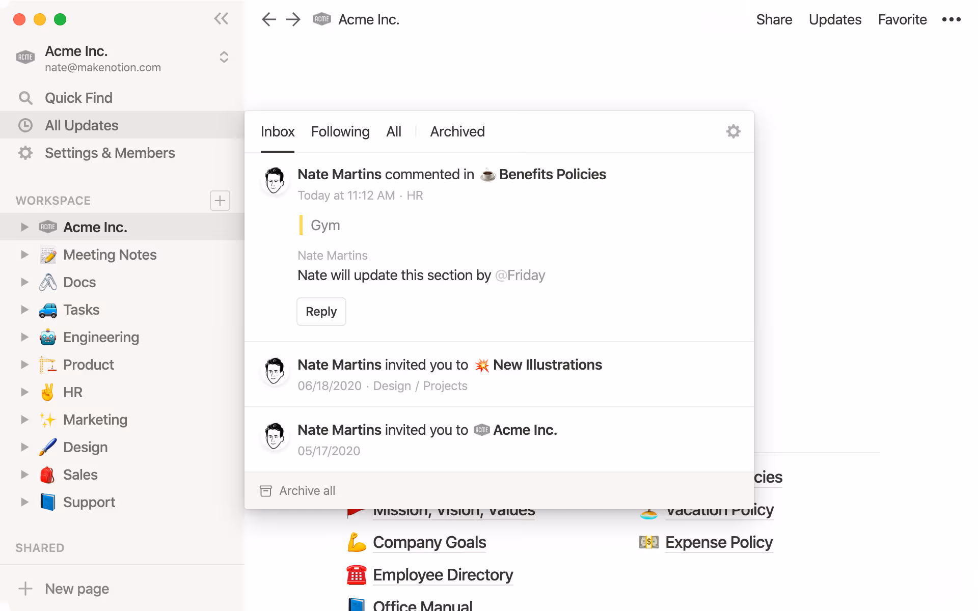 All updates are in one place, so you don’t have to go through several pieces of software to get caught up.