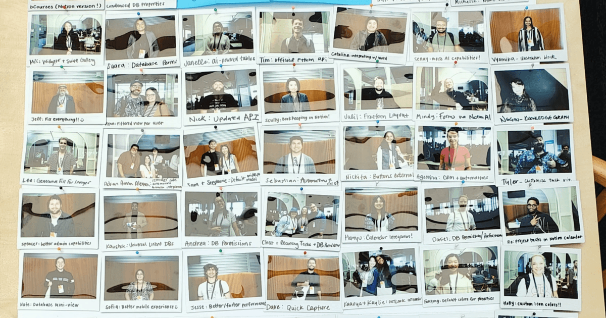 We took photos of our users alongside their requests—they’re now displayed proudly in our offices